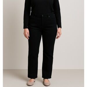 Gloria Vanderbilt Amanda Black High Rise Jeans – Women's‎ 16